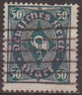 Alemania 1922 Scott 184 Sello º Post Horn 50 Deutsches Reich Allemagne Duitsland Germania Germany Alemagne Deutschland